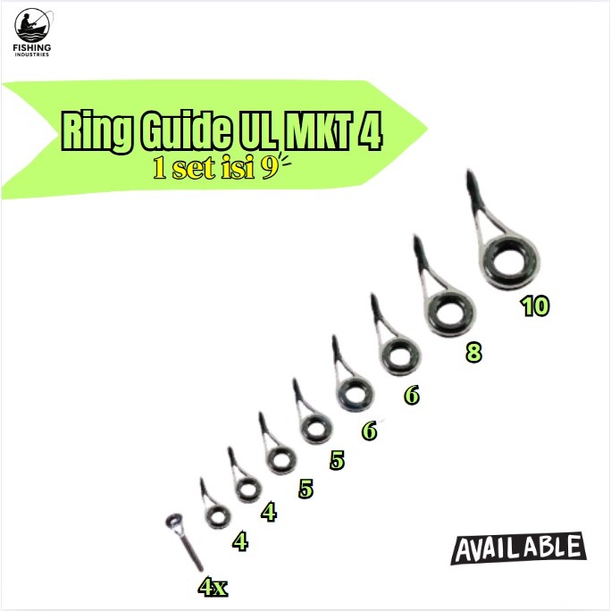 1 Set Ring Guide UL MKT 4 Isi 9