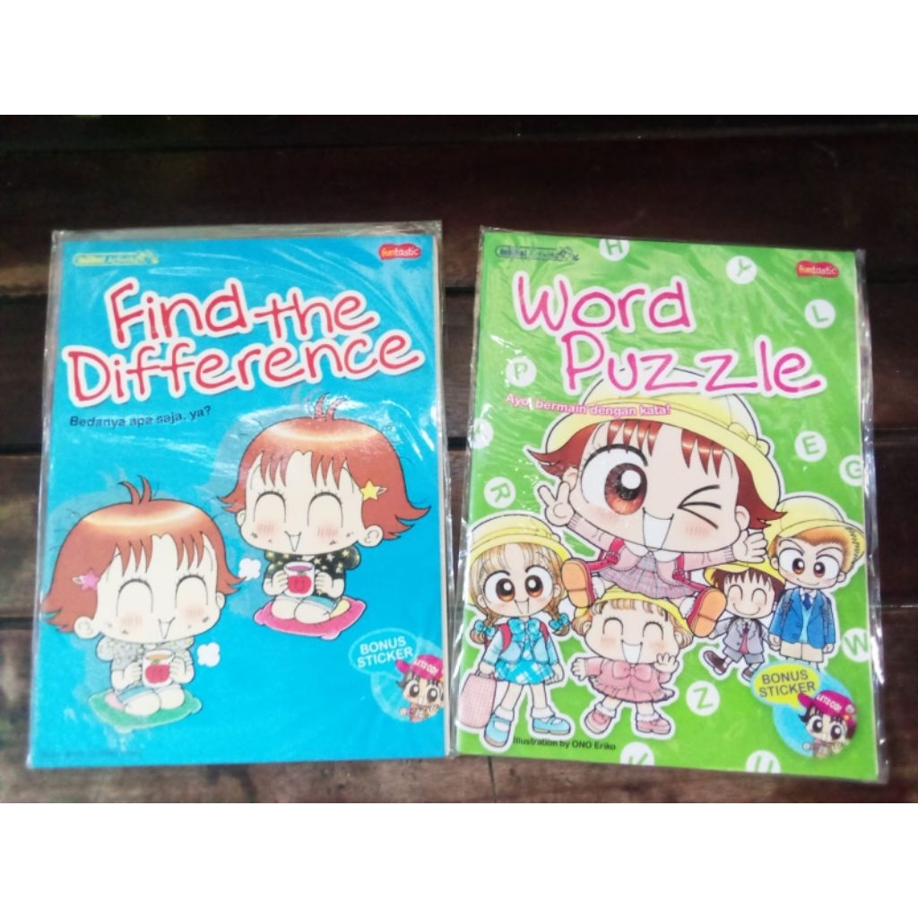 [New/Baru] Paket 2 buku aktivitas anak miiko activity