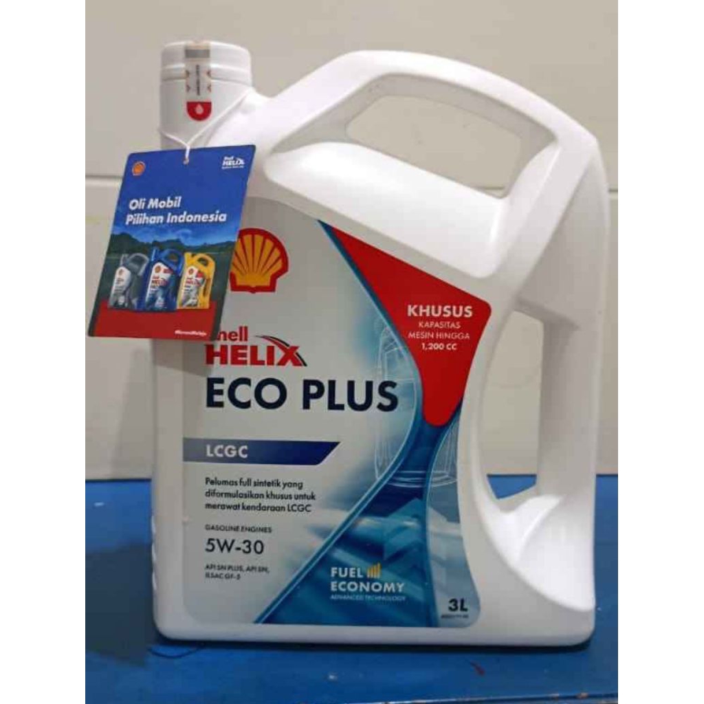Shell Helix ECO plus SAE 5W-30 OLI Mobil Ayla Agya Sigra Calya 100% Original