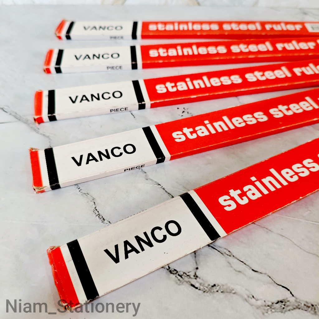 

SELUSIN ( 12 BIJI ) Penggaris Besi Elastis Van-Art 30 Cm