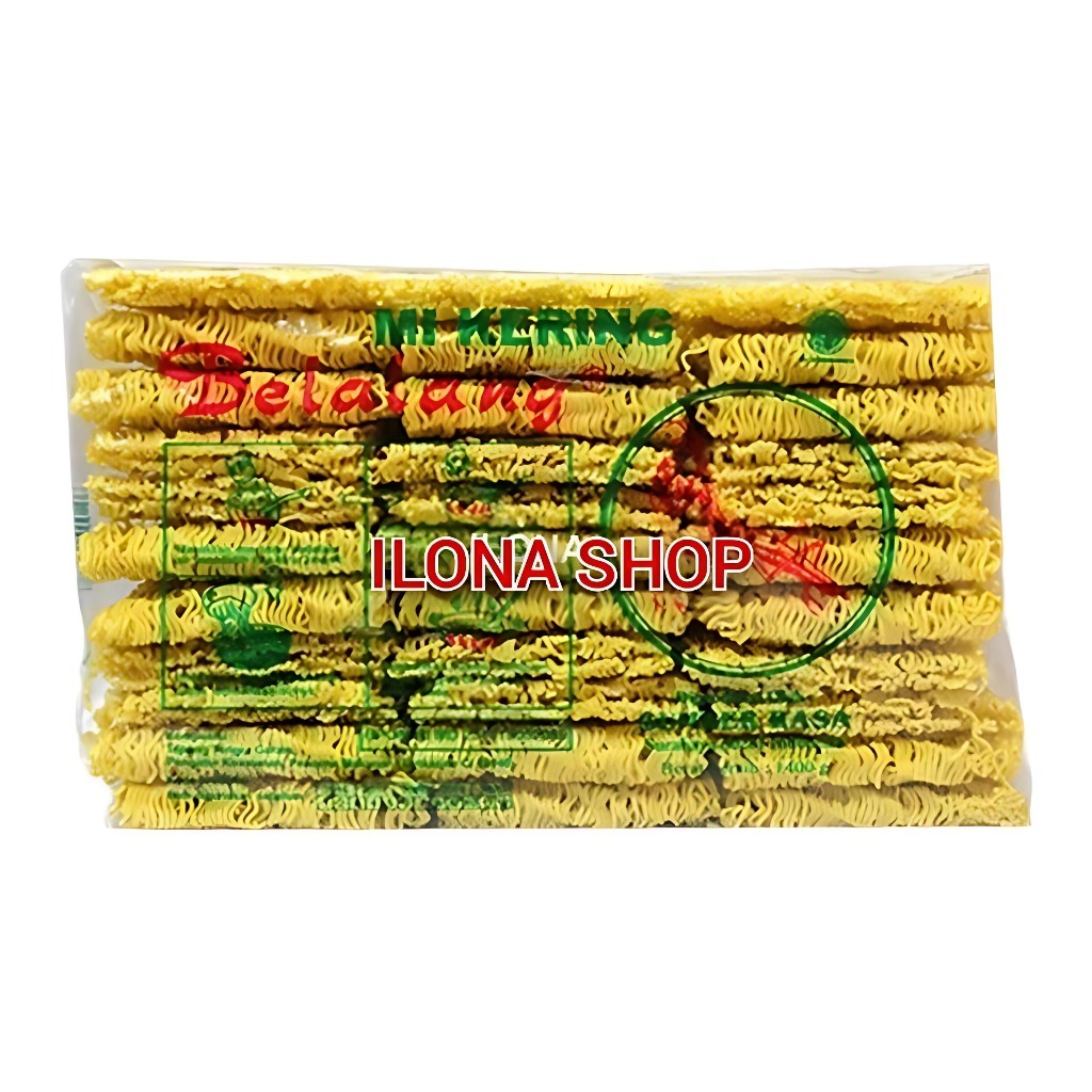 

MIE KERING CAP BELALANG 1 PACK ISI 33 PCS MI KUNING KERING MENTAH