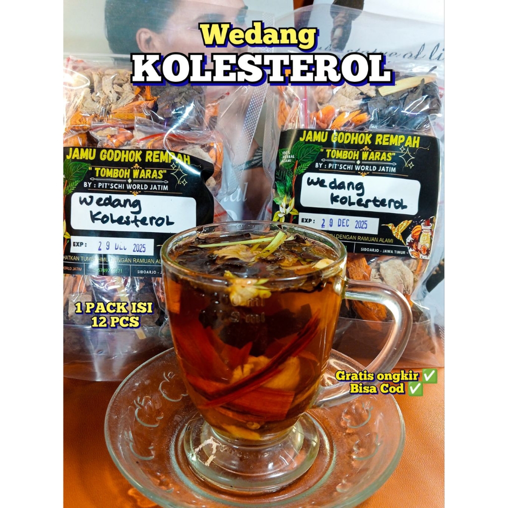 

WEDANG REMPAH KOLESTEROL 1 PACK ISI 12 PCS// WEDANG REMPAH KESEHATAN KOLESTEROL 1 PACK// WEDANG KOLESTROL 1 PAC