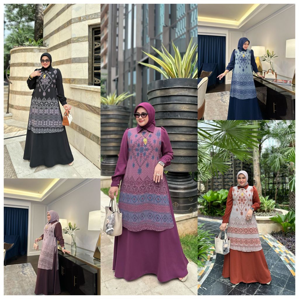 Gamis Dress Terbaru Gloria by iRna
