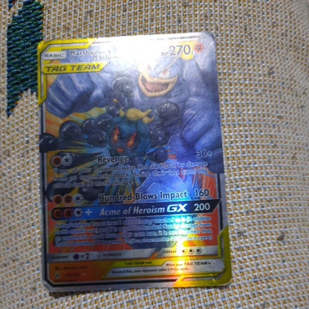 Pokemon Marshadow and Macahamp GX