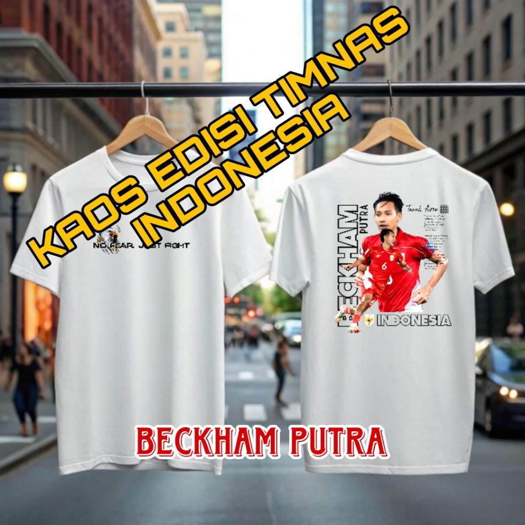 kaos Beckham putra timnas indonesia - kaos BECKHAM TIMNAS INDONESIA