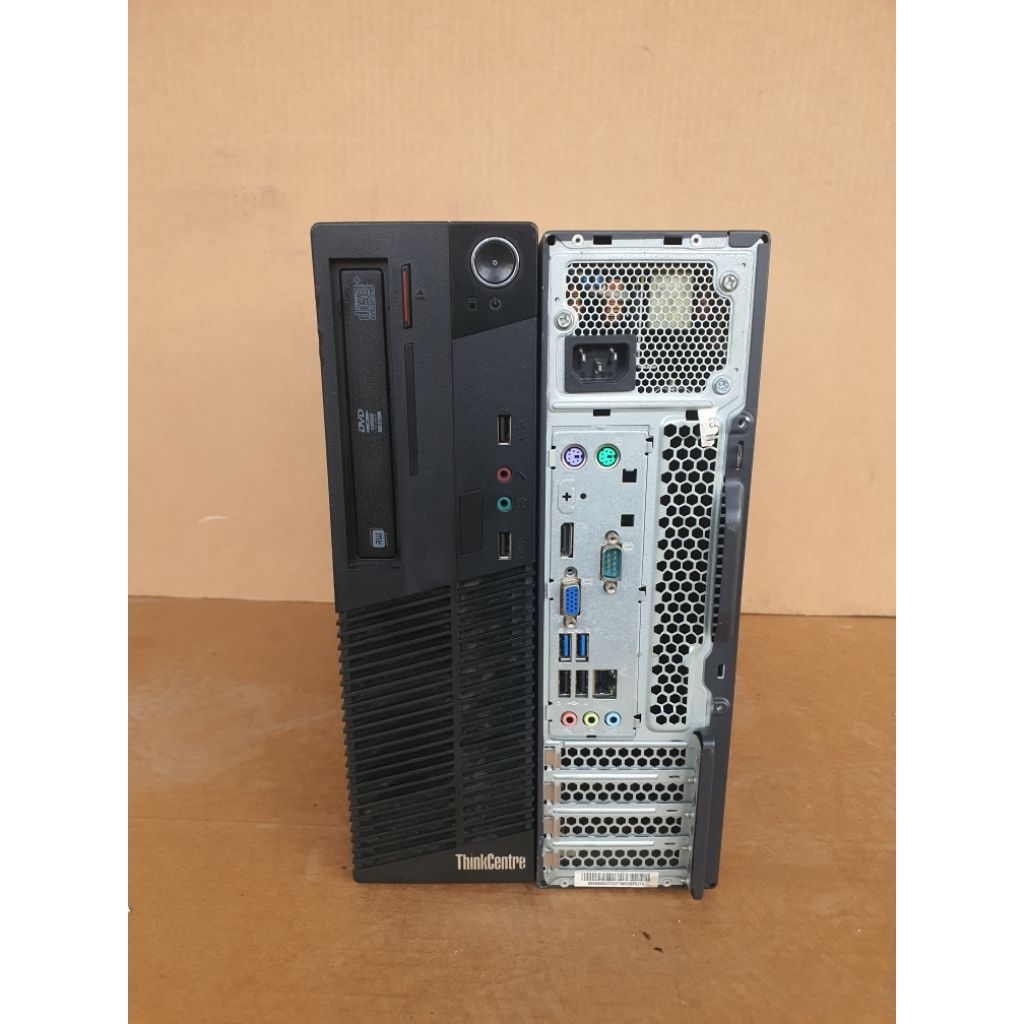 cpu/pc murah lenovo thinkcentre m73 prosesor i7 4770 ram 8gb ssd 512gb.siap pakai sudah terinstal wi