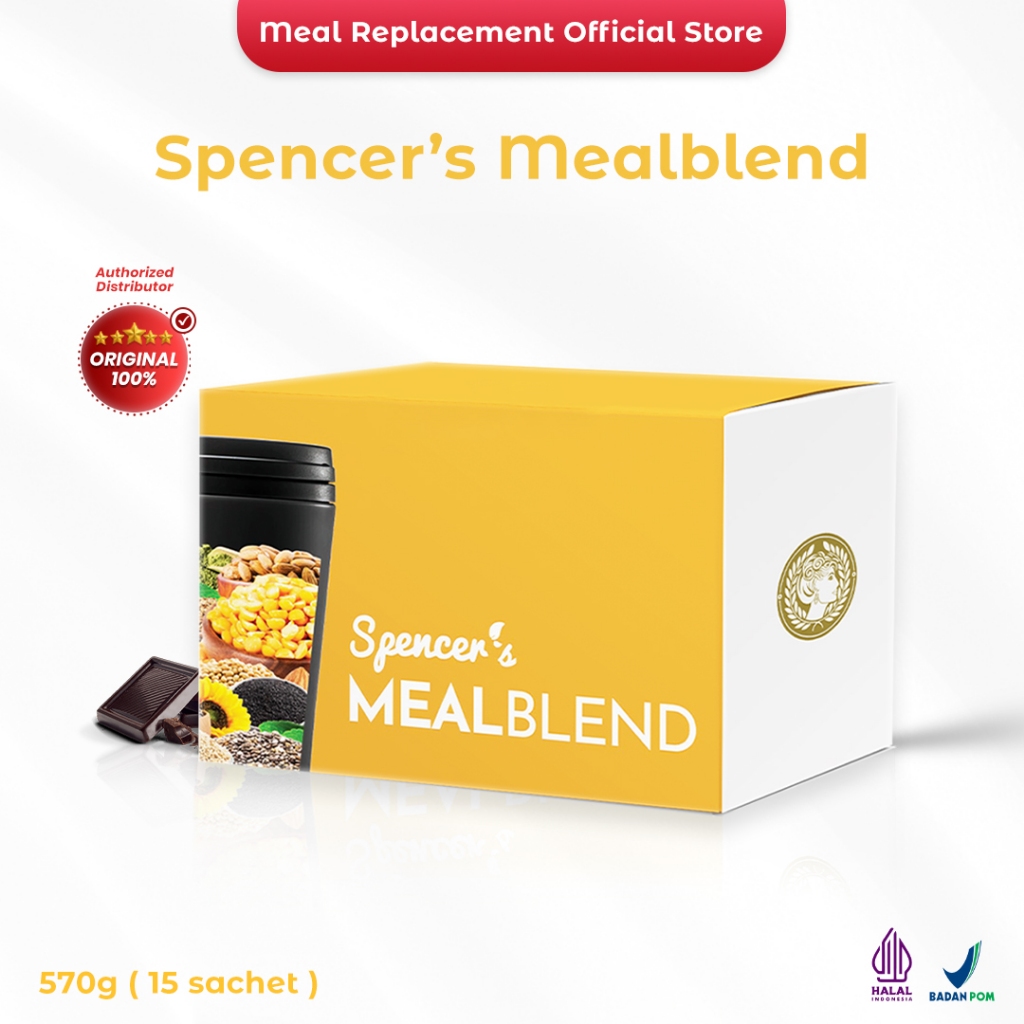 

Spencer's MealBlend - Complete Nutrition Meal Lengkapi Nutrisi Harian Alami EXTRA PACKAGING
