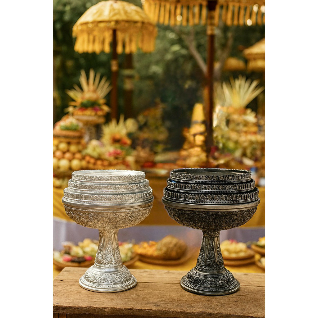 Dulang Tumpuk Motif Selaka Premium