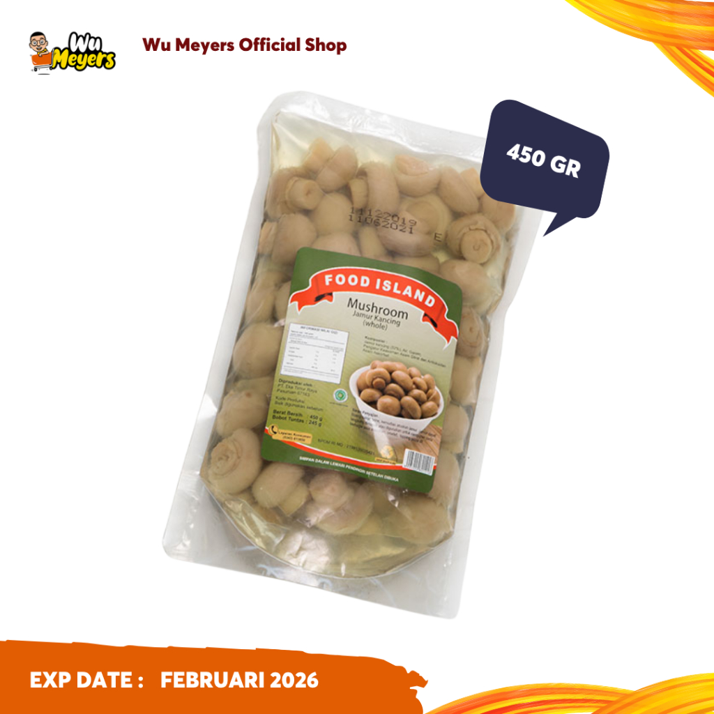 

Pouch Whole Jamur Food Island 450 gr