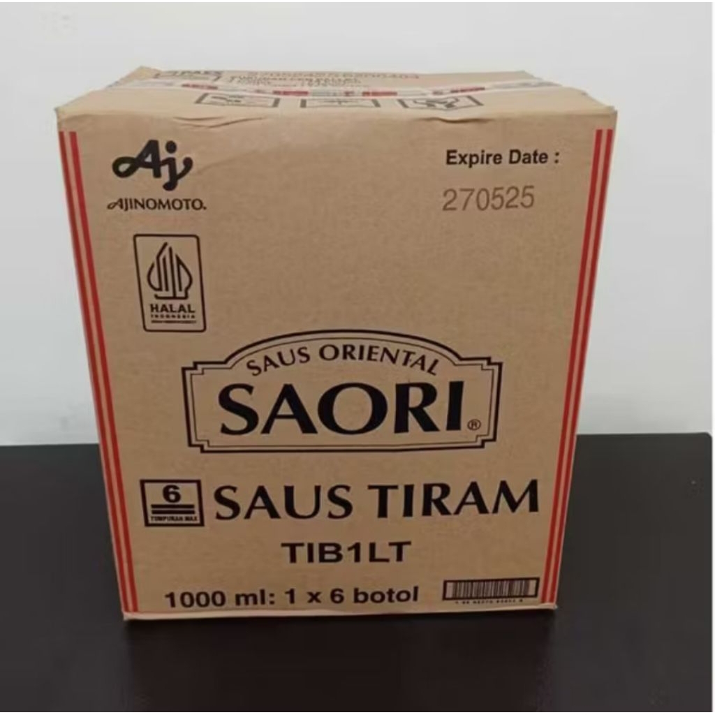 

SAORI BOTOL TIRAM 1LITER DUS