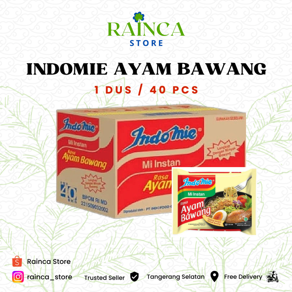 

Indomie Ayam Bawang 1 dus 40 pcs Tangerang Selatan