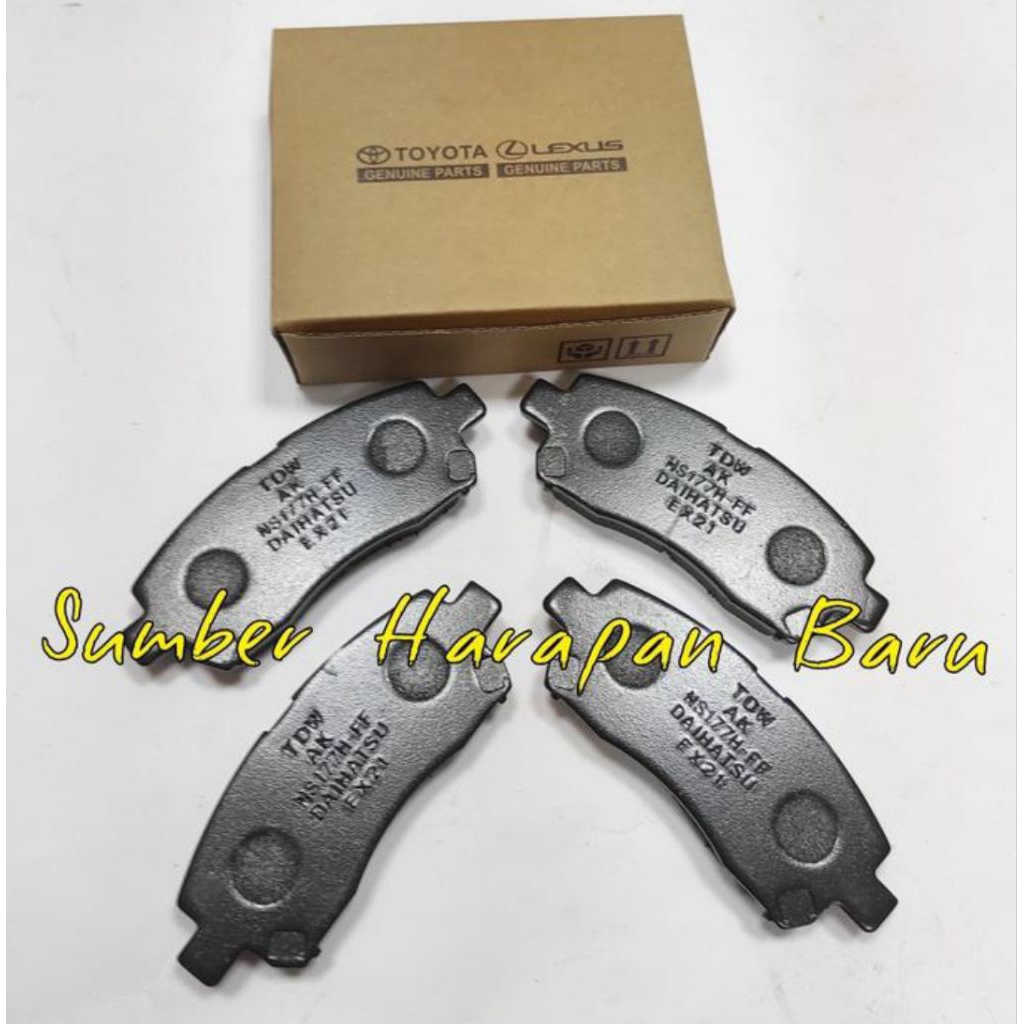 Brake Pad Kampas Rem Depan Grand New Avanza Great Xenia All New OEM 1Set