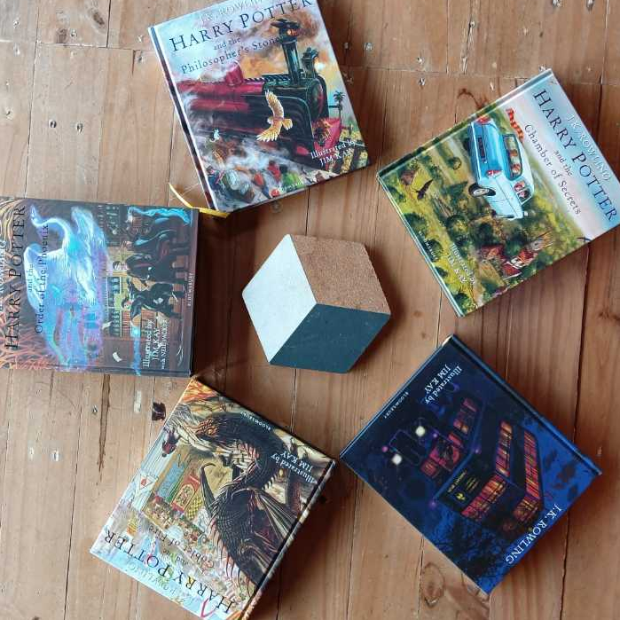 Harry Potter Bloomsbury Illustrated Jim Kay Edition (1-5) Hardcover Bahasa Inggris Preloved