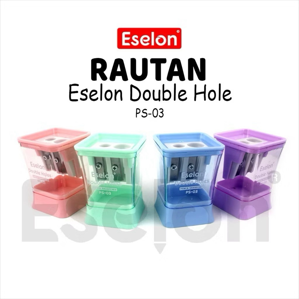 

1 pcs Rautan Office PS-03 / Rautan Pensil Peraut OFFice 2 Lubang ESELON