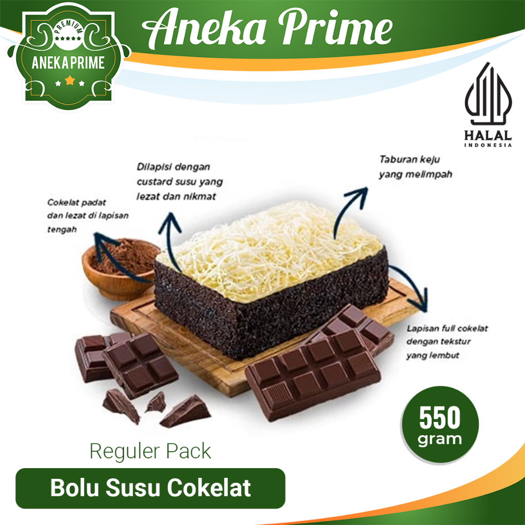 

Bolu Susu Cokelat - Reguler Pack (550gr)