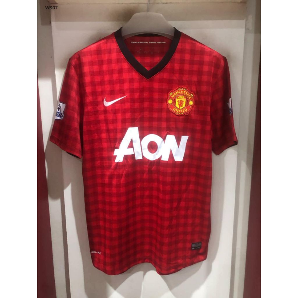Jersey Manchester united Home 2012/13 SS - Red/Black size M