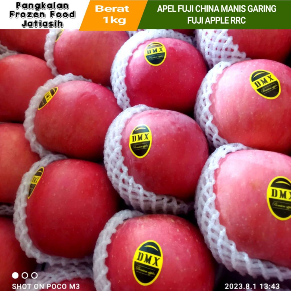 

Buah Segar Apel Fuji China Manis Garing I Fuji Apple RRC I 1kg