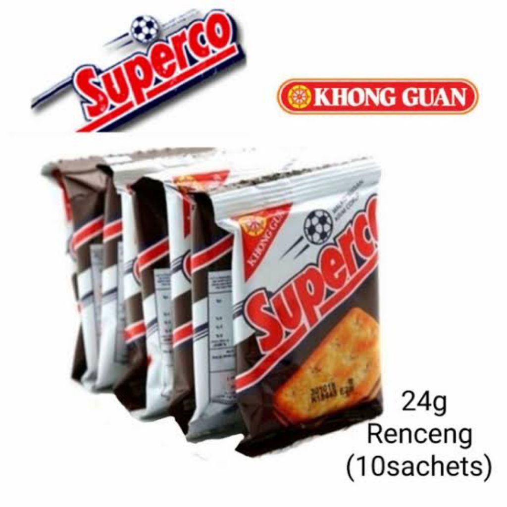 

Khong Guan Biskuit Superco 24gr 1 Pack Isi 10sachet