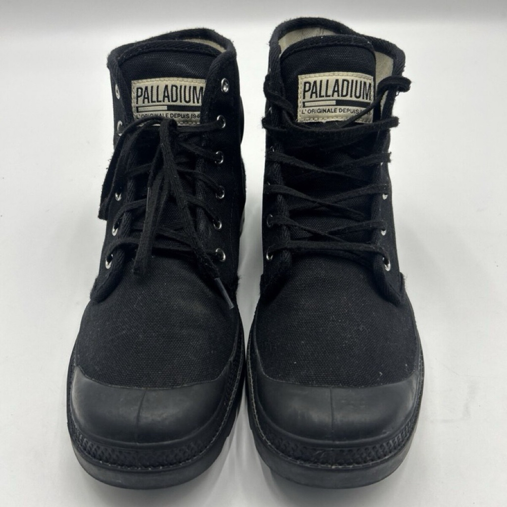Sepatu (Prilove) Boots Unisex Palladium Full Black Size 38 (23,5cm) – Kuat & Nyaman Dipakai