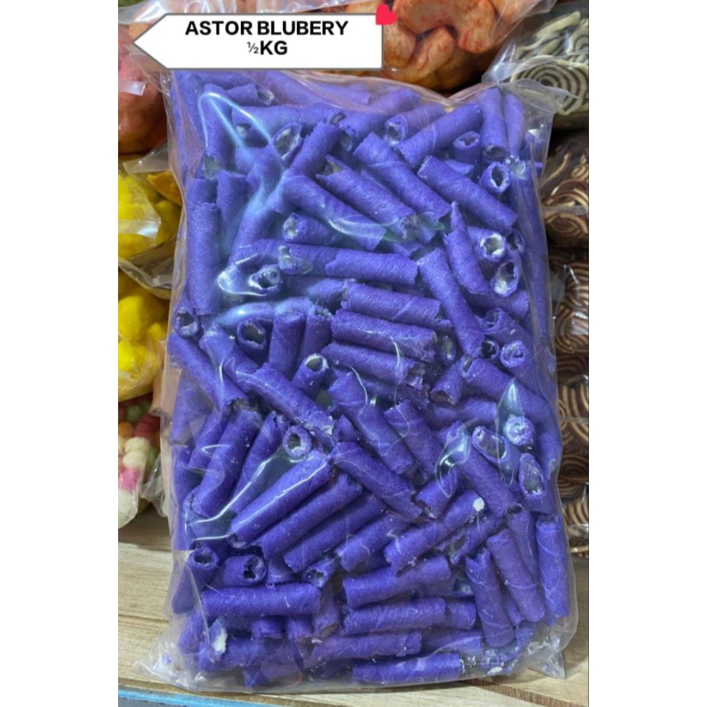 

astor barcelona rasa blueberry/ strawberry 500 gram
