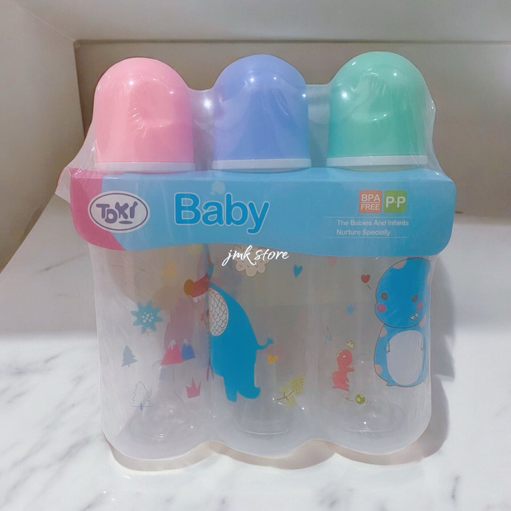 Isi 3 botol susu unik lucu 250ml atau 125ml bisa direbus dan steril