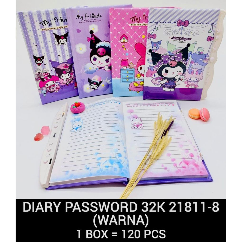 

Buku Diary Password Kode Kunci 32k sanrio