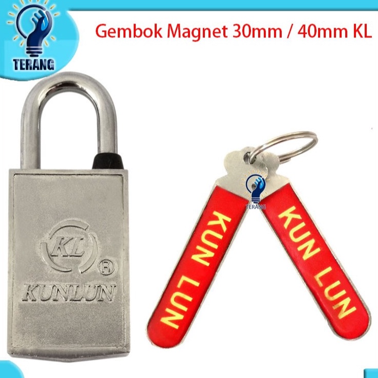 KODE R73V Gembok Magnet Anti Maling Stainless Steel 3mm4mm KL