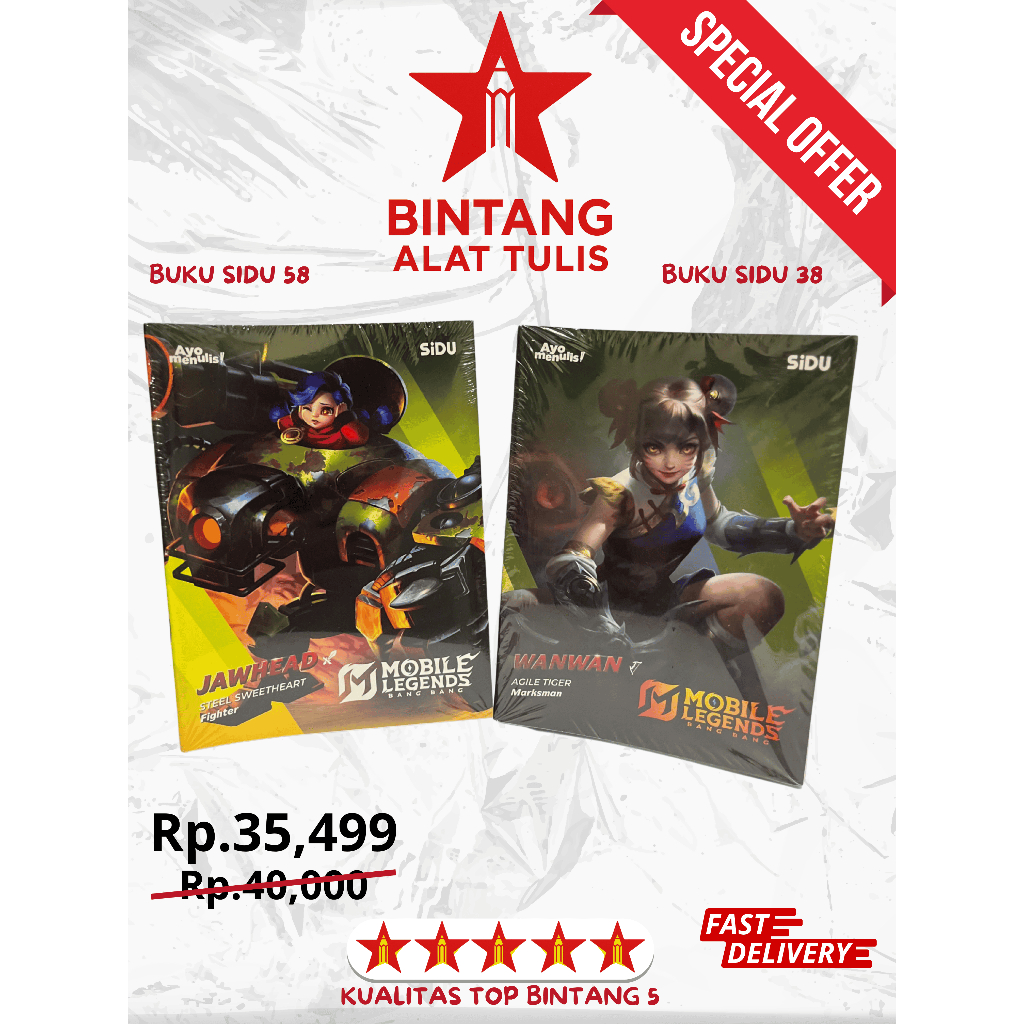 

Buku Tulis Sidu 38 | Buku Tulis Sidu 58 | Buku Tulis Murah | Alat Tulis