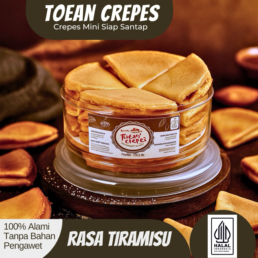 

Toean Crepes - Makanan Ringan/Cemilan - Kue Kering - Crepes/Semprong - Varian Rasa