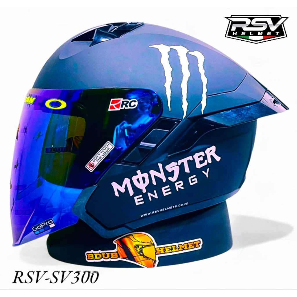 Helm RSV SV300 Monster paket ganteng 100% original  RSV