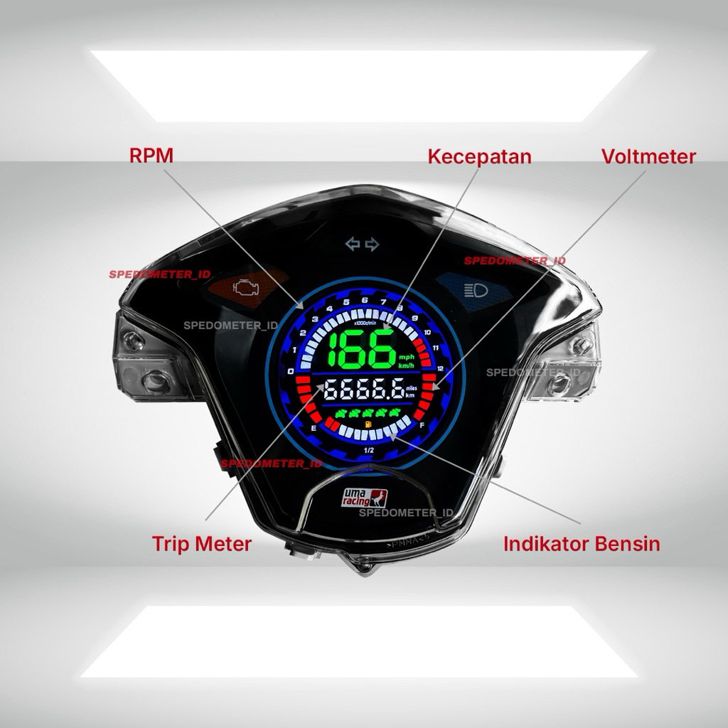 Spedometer Digital Beat Fi / Speedometer Digital Beat Fi Starter Halus Tahun 2015-2016 PNP