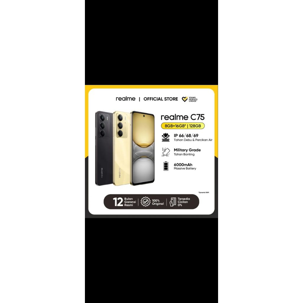 Realme C75 8gb+16gb | 128gb .6000 mAh