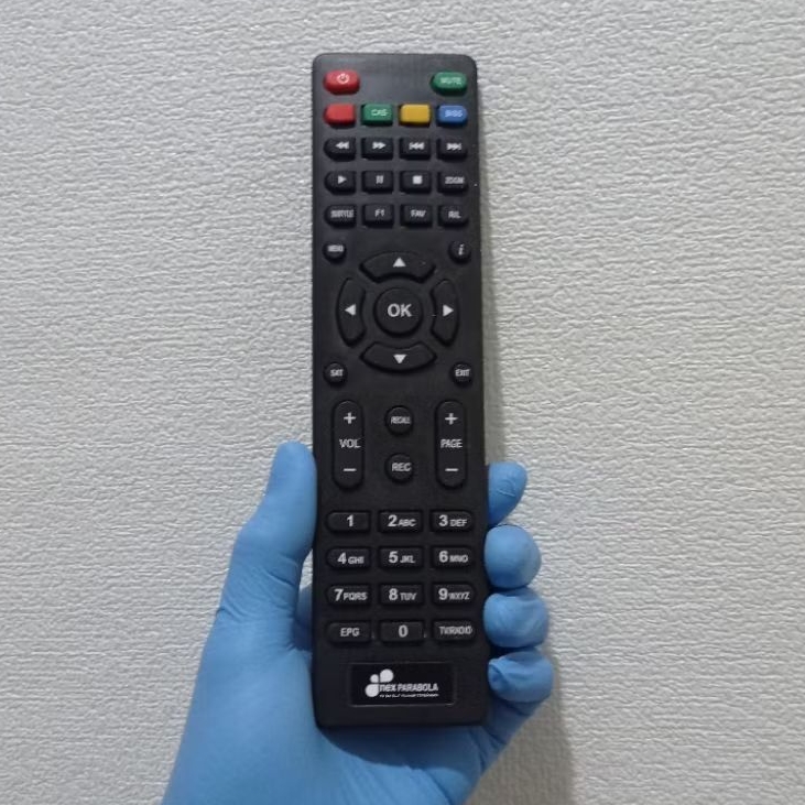 Remote Remot Receiver Tanpa Setting Nex Parabola Mola Merah Hitam Biru DIGITAL TV