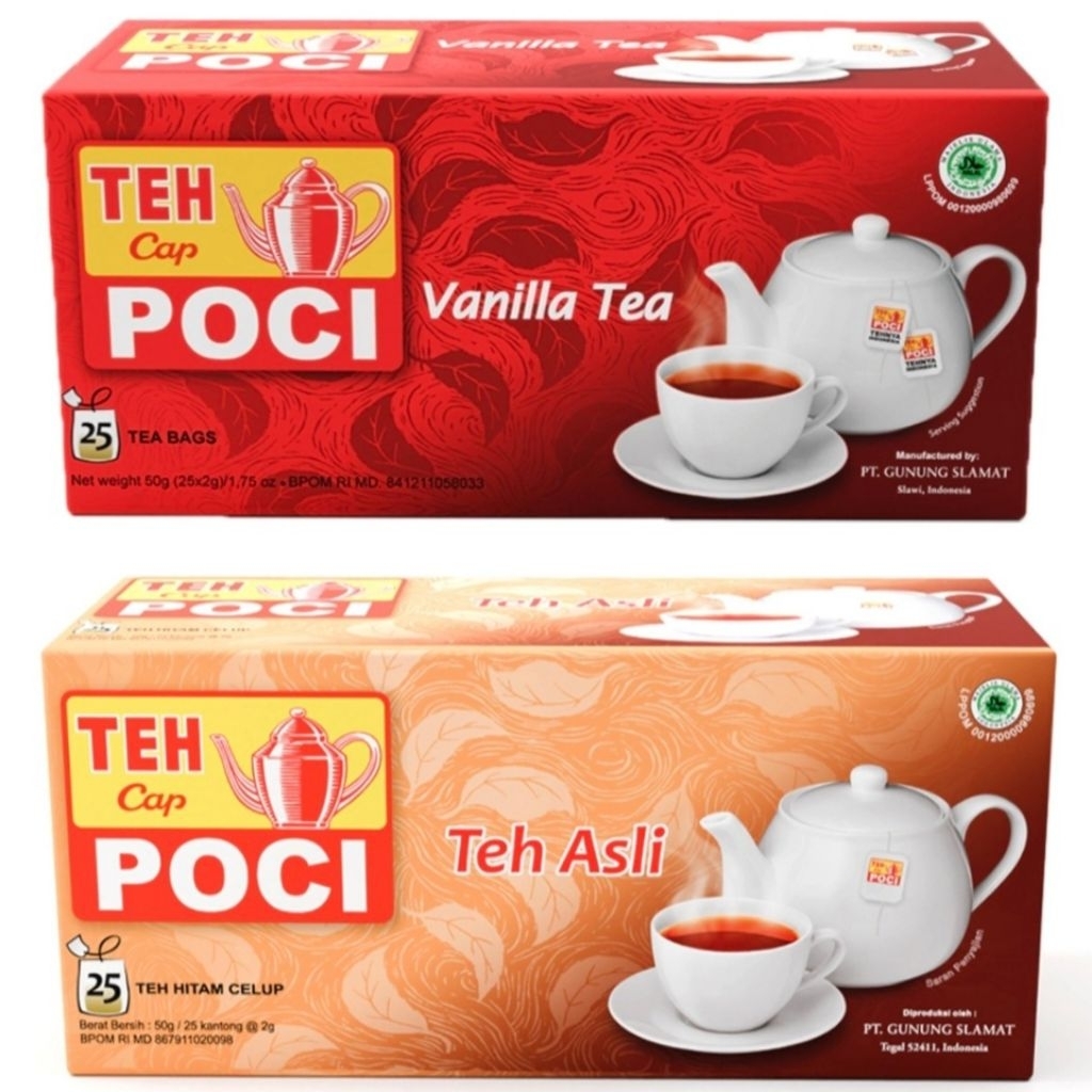 

Poci Teh Hitam Celup 25 x 2 g
