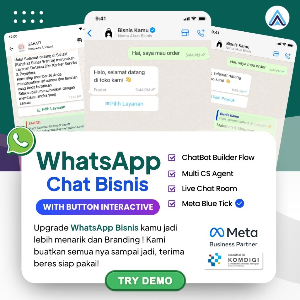 Paket Jasa WhatsApp Bisnis Api Instalasi Terima Beres