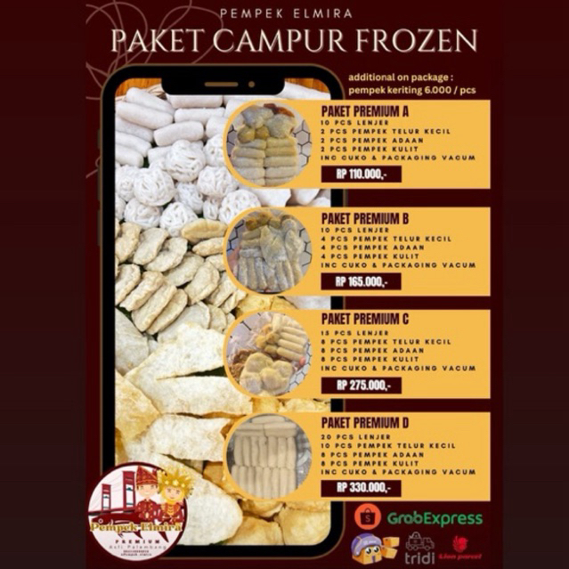 

PAKET FROZEN PEMPEK CAMPUR