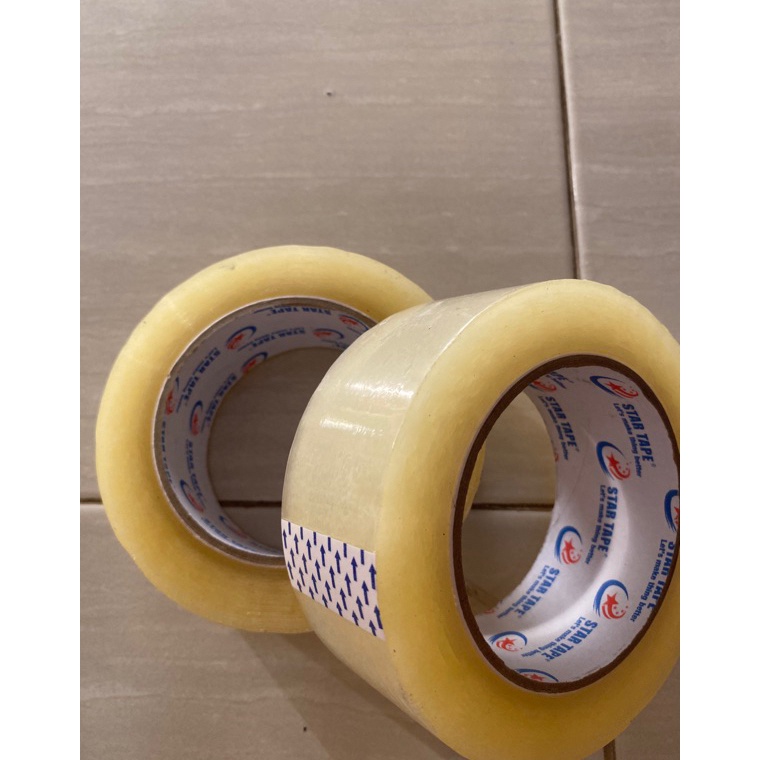 

KODE F82U Lakban 2 Yard 6 pcs x 45 mm Star tape