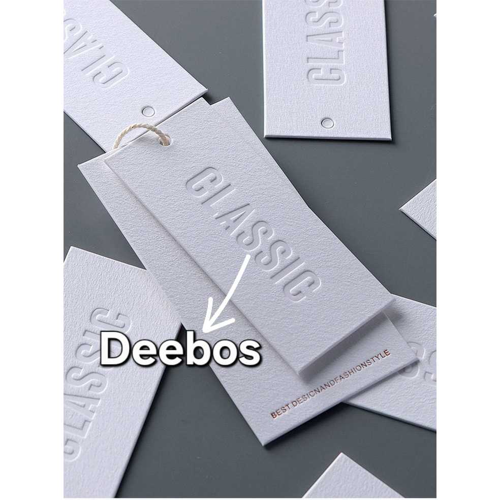 

Hang Tag Custom Deebos / Embos – Label Produk Fashion, Kertas Tebal & Elegan