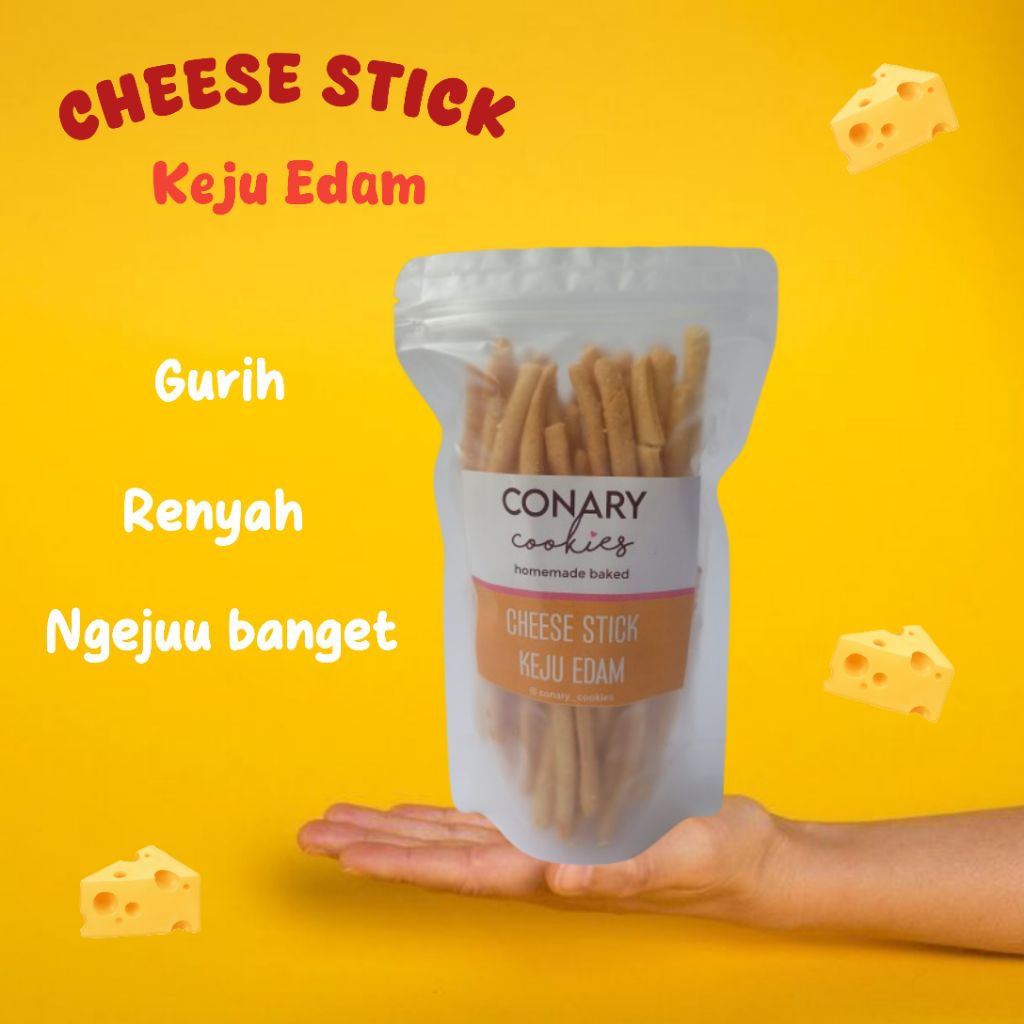 

Cheese stick keju edam/ cistik/ sistik kemasan pouch