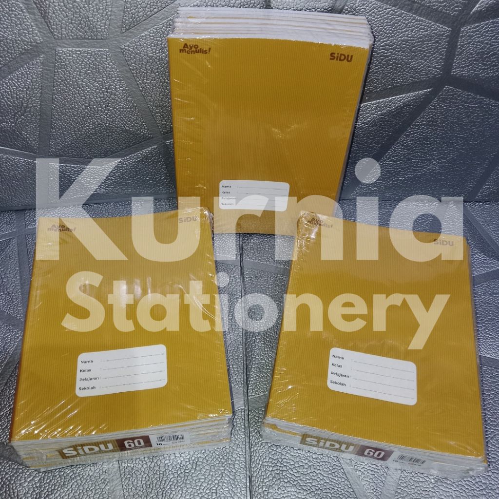 

[SATU PACK] Buku Tulis Sidu Sampul 60 Lembar (10 pcs)
