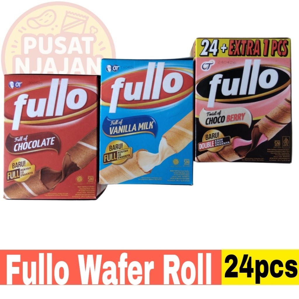 

Fullo Wafer Roll 8gr Display Box isi 24pcs