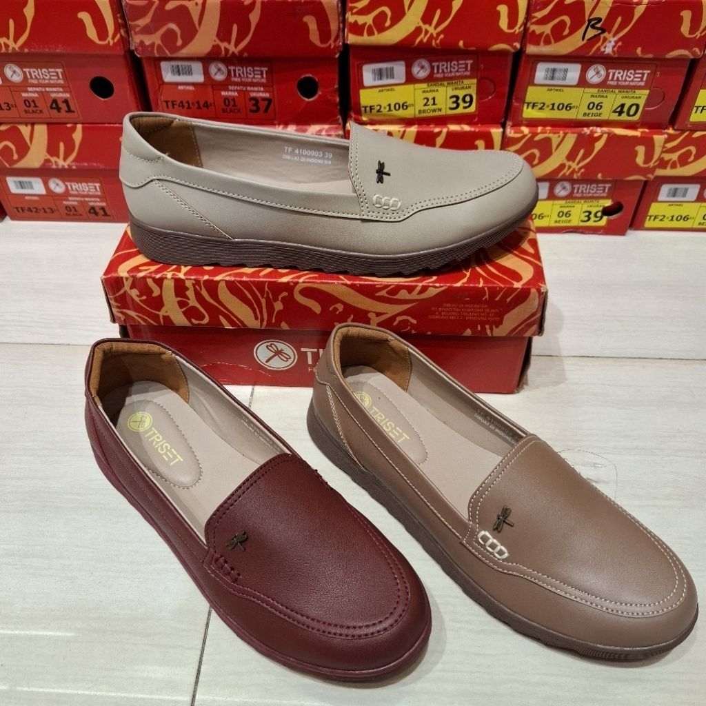 sepatu Loafer wanita TRISET ORI