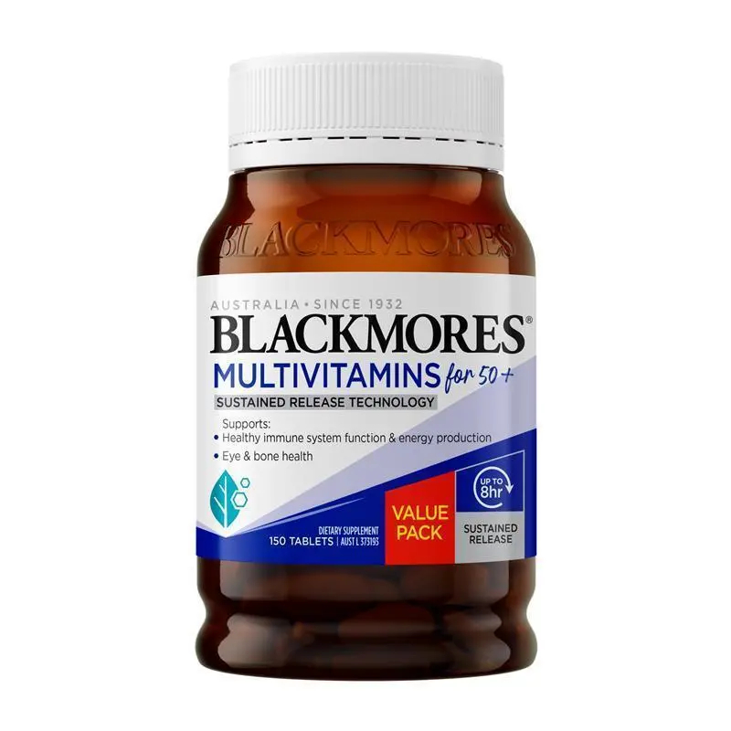Blackmores Multivitamin For 50+ 150 Capsules