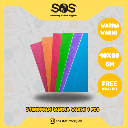 

Sterofoam Warna Warni 1 pcs