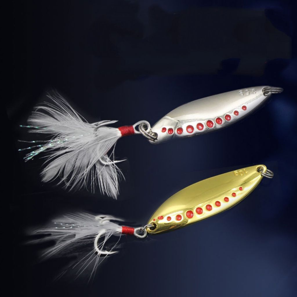 umpan pancing spoon casting metal spoon lure