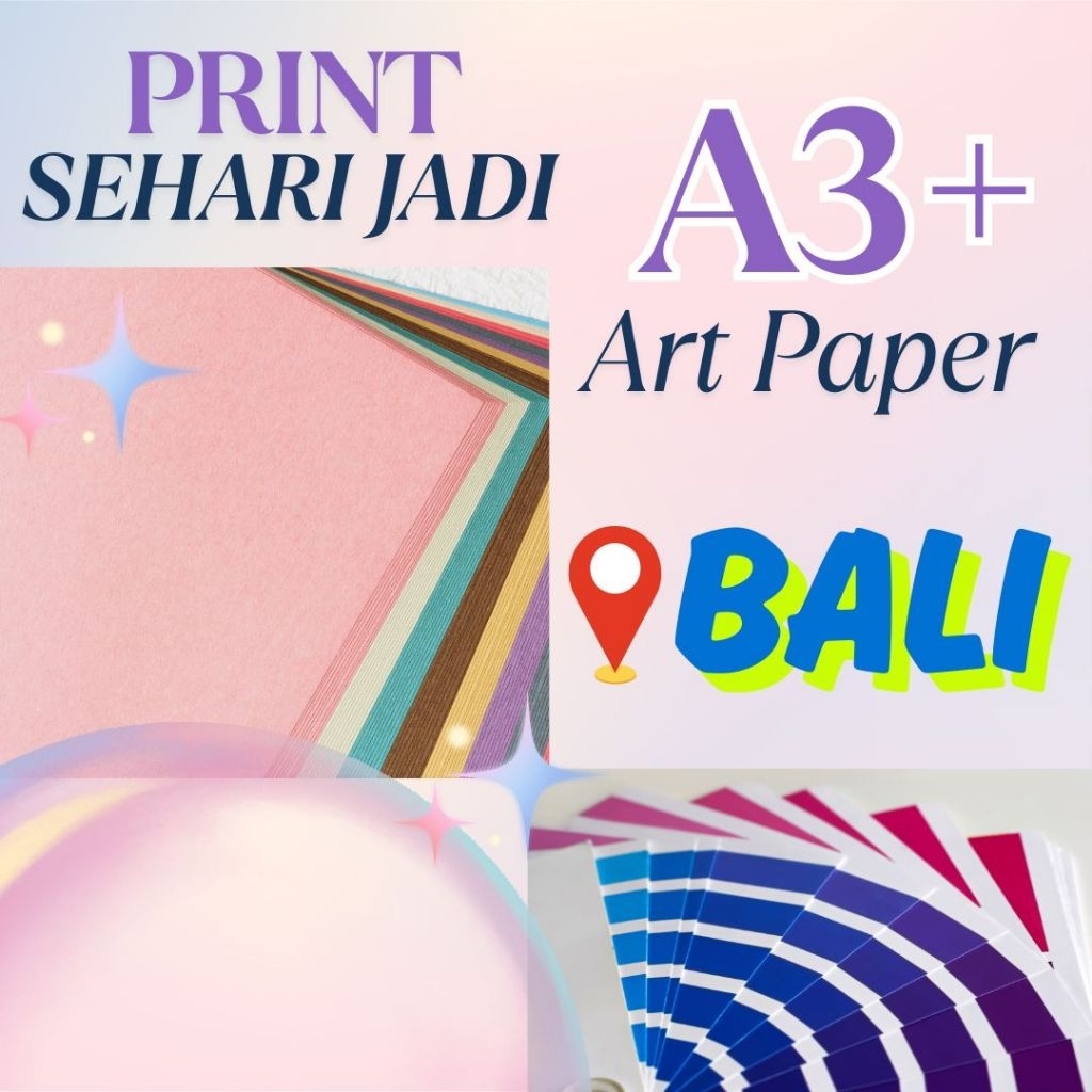 

Print A3+ Art Paper (Brosur, poster, undangan, pamflet)