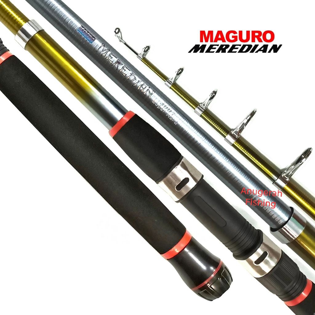 Joran MAGURO MEREDIAN | Joran Antena | Telescopic | Alat pancing original