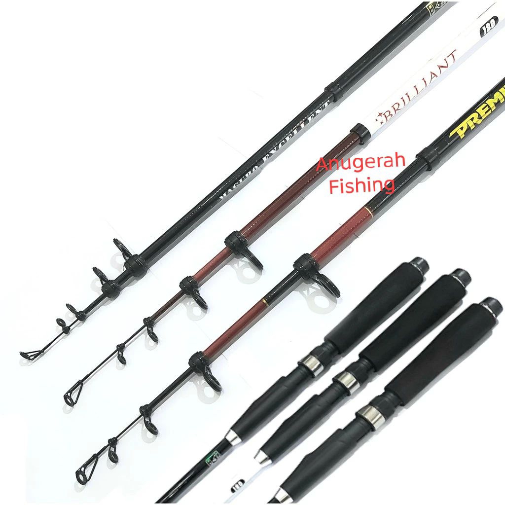Joran MAGURO EXCELLENT | PREMIER | BRILLIANT | Joran Antena | Alat pancing original