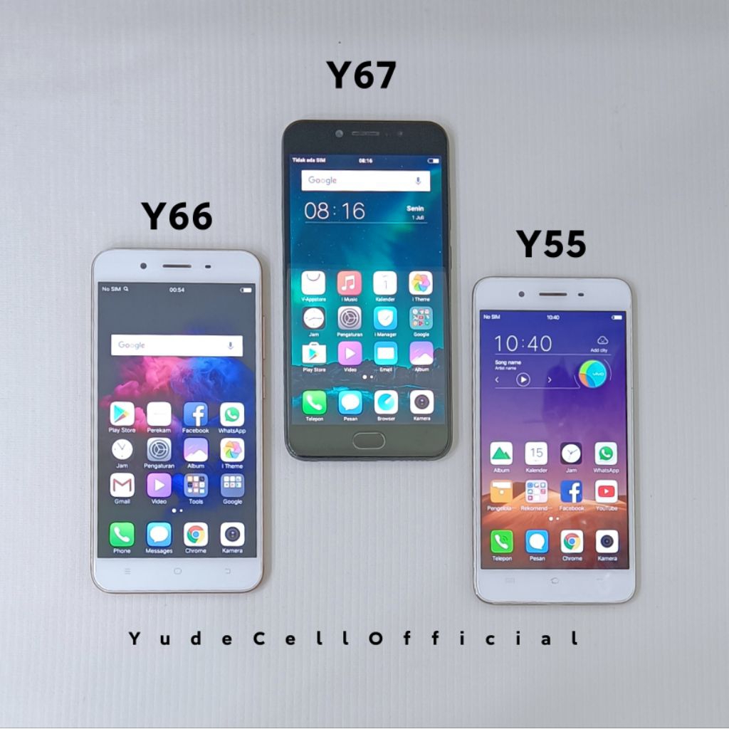VIVO Y67 4/64GB | VIVO Y66 3/32GB | VIVO Y55 2/16GB HP VIVO Second Bergaransi