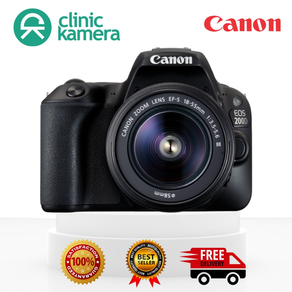 Canon 200D Kit 18-55mm / Kamera Canon 200D / Kamera DSLR Canon 200D